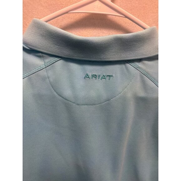 Ariattek Heat Series Mens Polo Shirt Light Blue Size L Breathable & Moisture-Wic - Picture 9 of 12